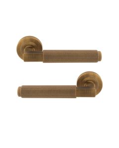 Carlisle Brass EUL060AB Terazzo Knurled Lever On Concealed Fix Round Rose