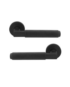 Carlisle Brass EUL060MB Terazzo Knurled Lever On Concealed Fix Round Rose