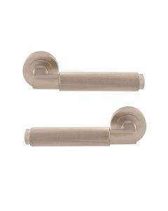 Carlisle Brass EUL060SN Terazzo Knurled Lever On Concealed Fix Round Rose