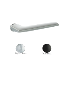Forme Boston Lever Door Handle on Concealed Round Rose - Polished Chrome FCR422PC