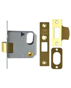Union Oval Cylinder Mortice Night Latch Polished Brass 76mm Case JL2332-PL-3.00