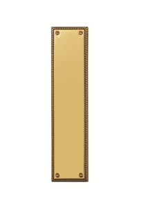 Carlisle Brass FG10 Georgian - Finger Plate Polished Brass