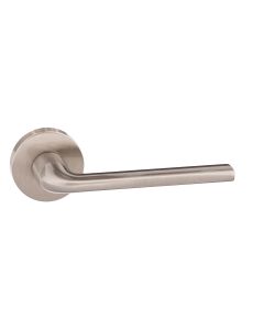 Forme Milly Designer Lever on Minimal Round Rose - Satin Nickel FMR133SN