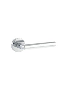 Forme Elle Designer Lever on Minimal Round Rose - Polished Chrome FMR236PC