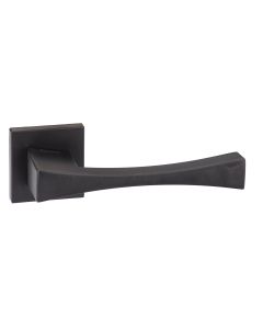Forme Artemide Designer Lever on Minimal Square Rose - Matt Black FMS213MB