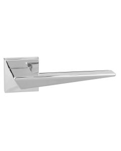 Forme Naxos Designer Lever on Minimal Square Rose - Polished Chrome FMS215PC
