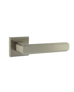 Forme Alila Designer Lever on Minimal Square Rose - Satin Nickel FMS293SN