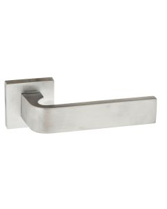 Forme Monza Designer Lever on Minimal Square Rose - Satin Chrome FMS413SC