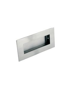 Eurospec FPH1000SSS 102 X 50mm Flush Pull - Rectangular Satin Stainless Steel