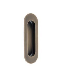 Eurospec FPH1001AB 120 X 40mm Flush Pull - Oval Antique Brass