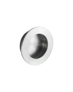 Eurospec FPH1003SSS 80mm Dia. Flush Pull - Circular Satin Stainless Steel