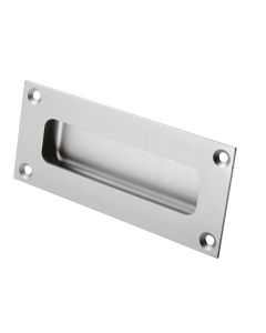 Eurospec FPH4100SAA Flush Pull 100 X 50mm Satin Anodised Aluminium