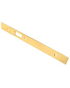 Eurospec FSF5016PVD Forend Strike & Fixing Pack To Suit Din Latch (Security) Stainless Brass