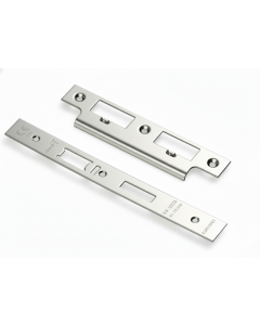 Eurospec FSF5032BSS Forend Strike & Fixing Pack To Suit Din Escape Lock (Security) Bright Stainless Steel