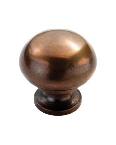 Fingertip FTD1270ABR Ftd Solid Bronze Mushroom Knob 30mm Bronze