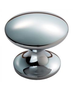 Fingertip FTD346CP Ftd Silhouette Knob 30mm Polished Chrome