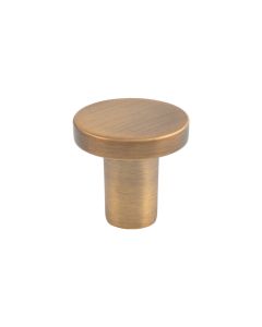 Circular Cupboard Knob 26mm Dia ANTIQUE BRASS FTD348AAB Fingertip