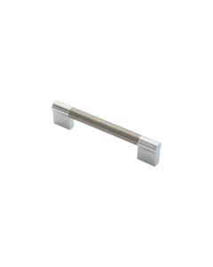 Fingertip FTD470BSNCP Ftd 13mm Keyhole Handle 128mm Satin Nickel/Polished Chrome