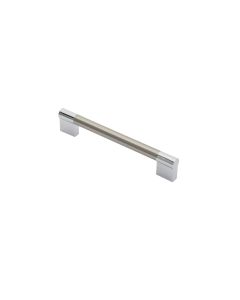 Fingertip FTD470CSNCP Ftd 13mm Keyhole Handle 160mm Satin Nickel/Polished Chrome