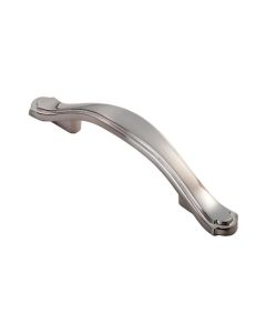 Fingertip FTD505SN Ftd Traditional Stepped Edge Handle 76mm Satin Nickel