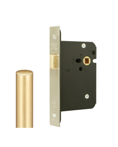 Mortice Upright Latch-63mm Case -45mm Backset G4053 By Imperial Locks Satin Brass G4053-63-SB