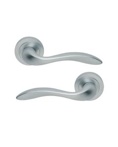 Manital GI5SC Giava Lever On Concealed Fix Round Rose Csa (Satin Chrome) Satin Chrome