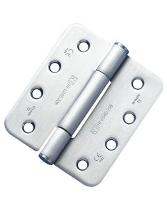 Royde & Tucker H208 HI-LOAD concealed bearing butt hinge 101.6x88.9x3mm Polished Stainless Steel