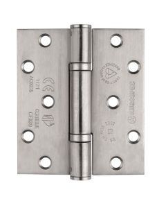 Eurospec H2N1102/13SSS 100 X 89 X 3mm Non Removable Pin Thrust Bearing Hinge - Grade 13 Satin Stainless Steel