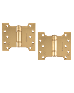 Eurospec H2N1435PVD 101.6 X 127 X 3mm Parliament Hinge C/W Screws Stainless Brass