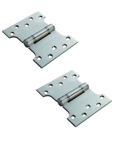 Eurospec H2N1435SSS 101.6 X 127 X 3mm Parliament Hinge C/W Screws Satin Stainless Steel
