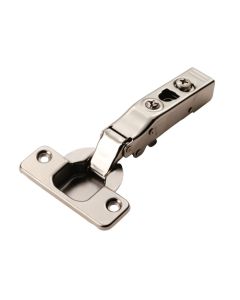 Fingertip H4.100.35.10 Ftd Full Overlay Soft Close Hinge (C85A6A6F) Bright Nickel Plate