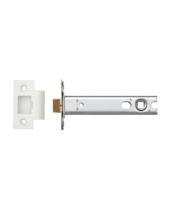 Ironzone Heavy Duty Bolthrough Tubular Latch 102mm with 83mm Backset White