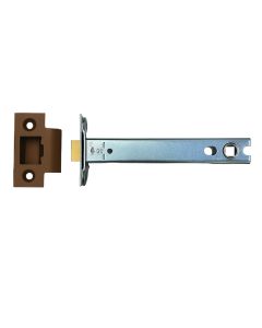 Ironzone Heavy Duty Bolthrough Tubular Latch 127mm with 106mm Backset Matt Bronze