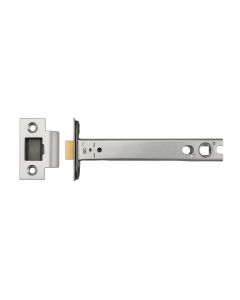 Ironzone Heavy Duty Bolthrough Tubular Latch 152mm with 132mm Backset Satin Stainless Steel