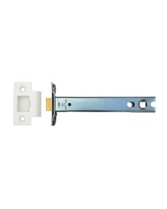 Ironzone Heavy Duty Bolthrough Tubular Latch 127mm with 106mm Backset White