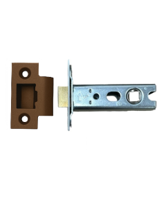 Ironzone Heavy Duty Bolthrough Tubular Latch 64mm with 44mm Backset Matt Bronze