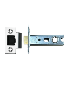 Ironzone Heavy Duty Bolthrough Tubular Latch 64mm with 44mm Backset Polished Nickel