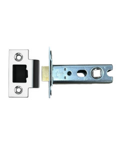 Ironzone Heavy Duty Bolthrough Tubular Latch 64mm with 44mm Backset Polished Stainless Steel