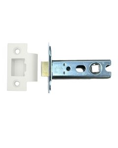 Ironzone Heavy Duty Bolthrough Tubular Latch 64mm with 44mm Backset White