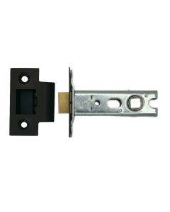 Ironzone Heavy Duty Bolthrough Tubular Latch 76mm with 56mm Backset Black