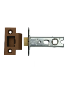 Ironzone Heavy Duty Bolthrough Tubular Latch 76mm with 56mm Backset Matt Bronze