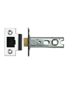 Ironzone Heavy Duty Bolthrough Tubular Latch 76mm with 56mm Backset Polished Nickel