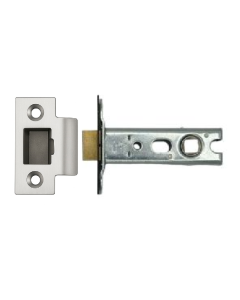 Ironzone Heavy Duty Bolthrough Tubular Latch 76mm with 56mm Backset Satin Stainless Steel
