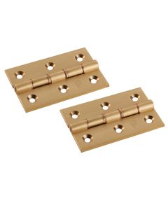 Carlisle Brass HDPBW61SB 102 X 67 X 4mm Double Phosphor Bronze Washered Butt Hinge Satin Brass