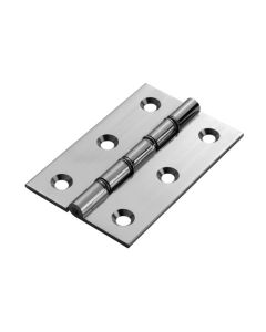 Carlisle Brass HDSW2CP Hinge - Double Steel Washered Chrome Butt C/W No 10 Cp Screws Polished Chrome