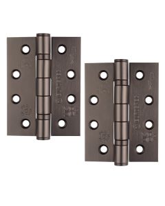 Eurospec HIN1433P/13MBRZ Eurospec 102 X 76 X 3mm Ball Bearing Hinge - Grade 13 Matt Bronze
