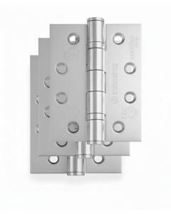 Eurospec HIN1433P/13BSS/3P Eurospec 102 X 76 X 3mm Ball Bearing Hinge - Grade 13 Packs Of 3. Bright Stainless Steel