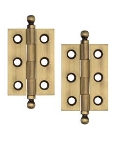 Hoxton Finial Hinge 50x35 Antique Brass HOX800AB Antique Brass