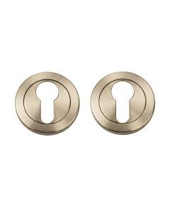 IRONZONE IRZ001SN Euro Profile Escutcheon 50mm - Satin Nickel