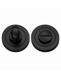 IRONZONE IRZ004MB Bathroom Turn and Release 50mm - Matt Black